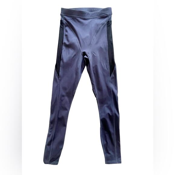 Fabletics High-Waisted Motion365 Spin 7/8  Dark Grey Black Mesh Size XXS - Picture 1 of 8